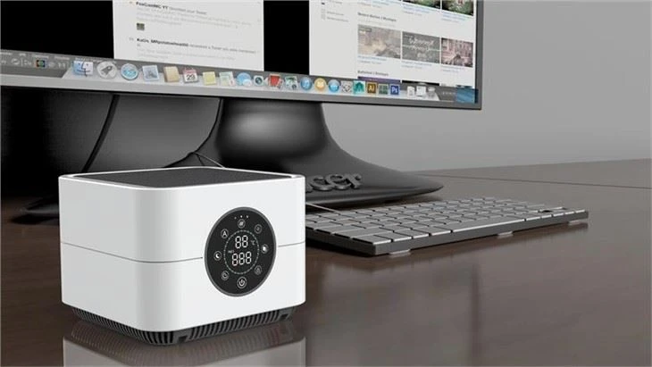 Bosca Aeir Purifier Le Babhta LCD Taispeáin